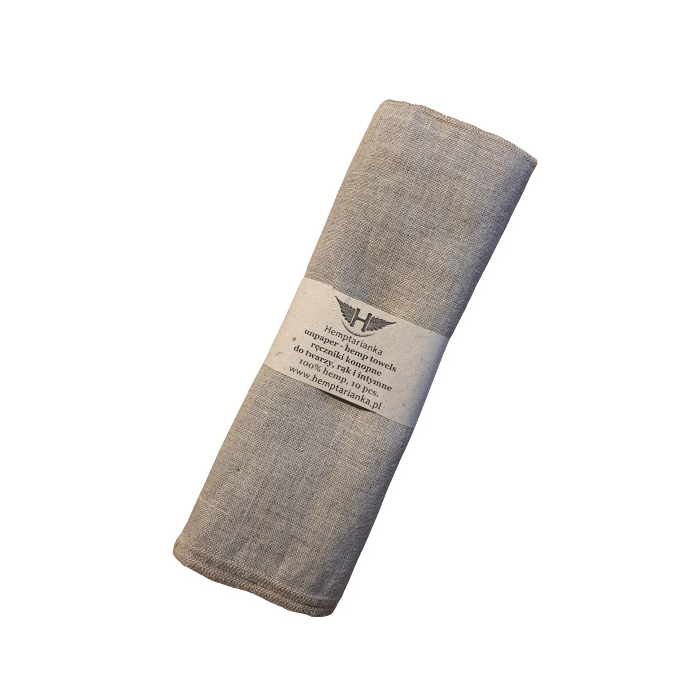 mini ręczniki konopne, mini hemp towel.