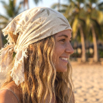 Bandana Konopna Weeds Fashion Styl Island Lux & Liście Konopi