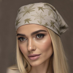 Bandana Konopna Weeds Fashion Styl Island Lux & Liście Konopi
