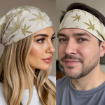 Bandana Konopna Weeds Fashion Styl Island Lux & Liście Konopi