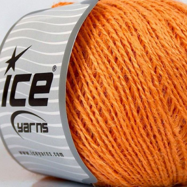 Włóczka Konopna Pomarańczowa na Myjki Zmywaki