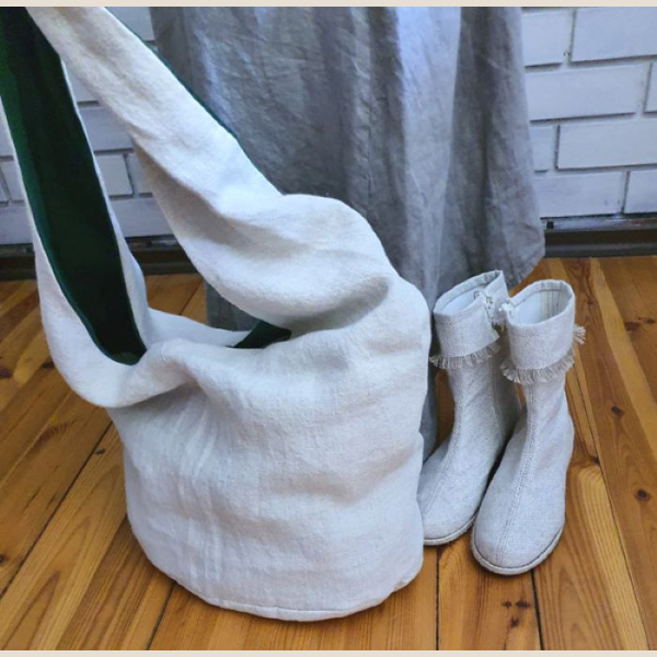 Duża Torba Konopna, large hemp bag.