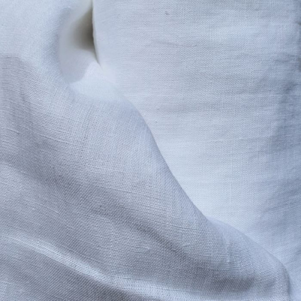 Tkanina Konopna Biała, white hemp fabric.
