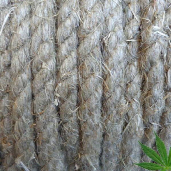 Lina Konopna Skręcana 12 mm Naturalna - Dekoracje Rękodzieło