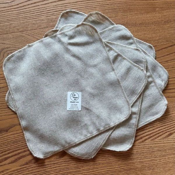 Organiczne Chusteczki Bawełniano Konopne