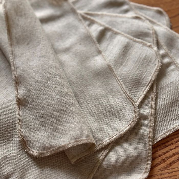 Organiczne Chusteczki Bawełniano Konopne