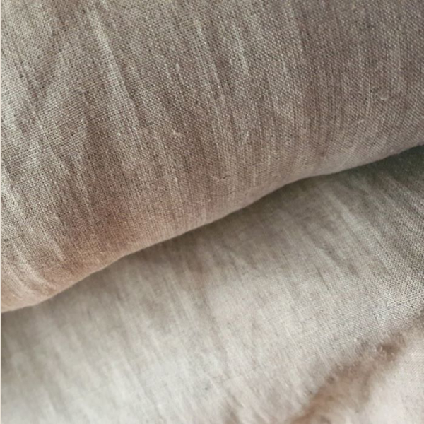 Tkanina Konopna Zmiękczana Naturalna