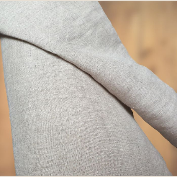 Tkanina Konopna Zmiękczana Naturalna