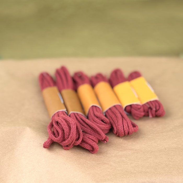 Sznurówki Konopno Bawełniane 150 cm Sznurowadła Ceglaste Weeds Fashion